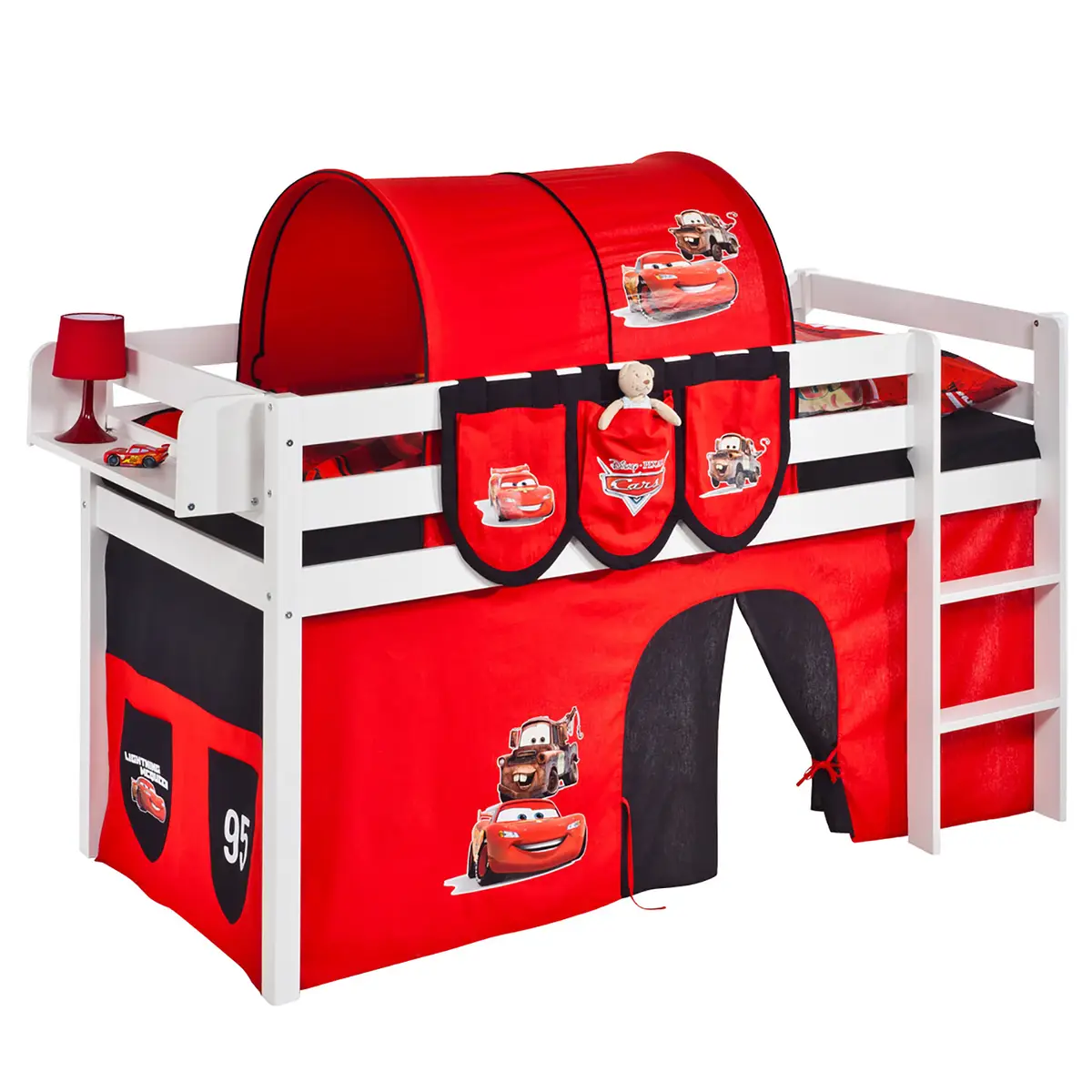 Hochbett Disney Cars | Weiß