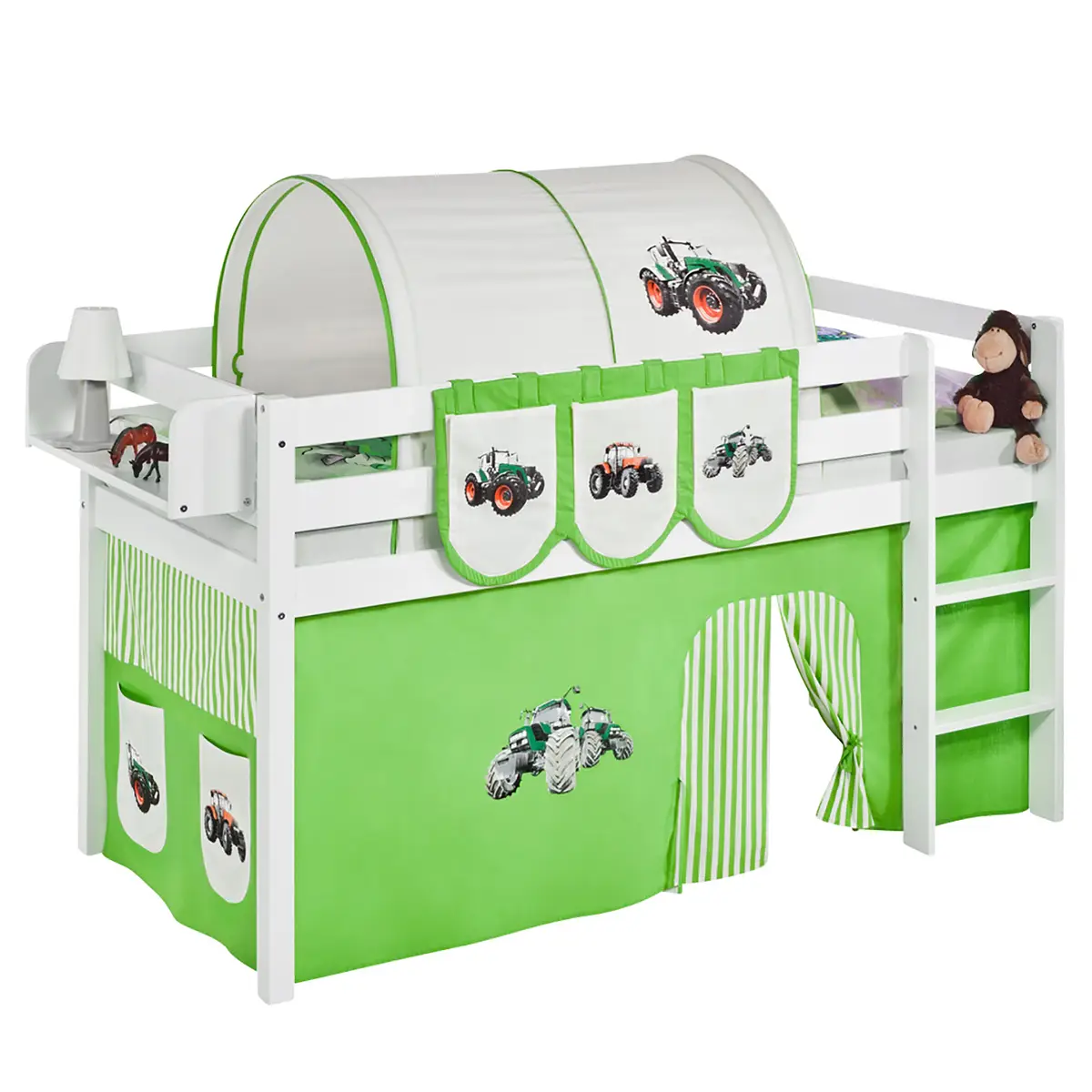 Hochbett Trecker | Weiß