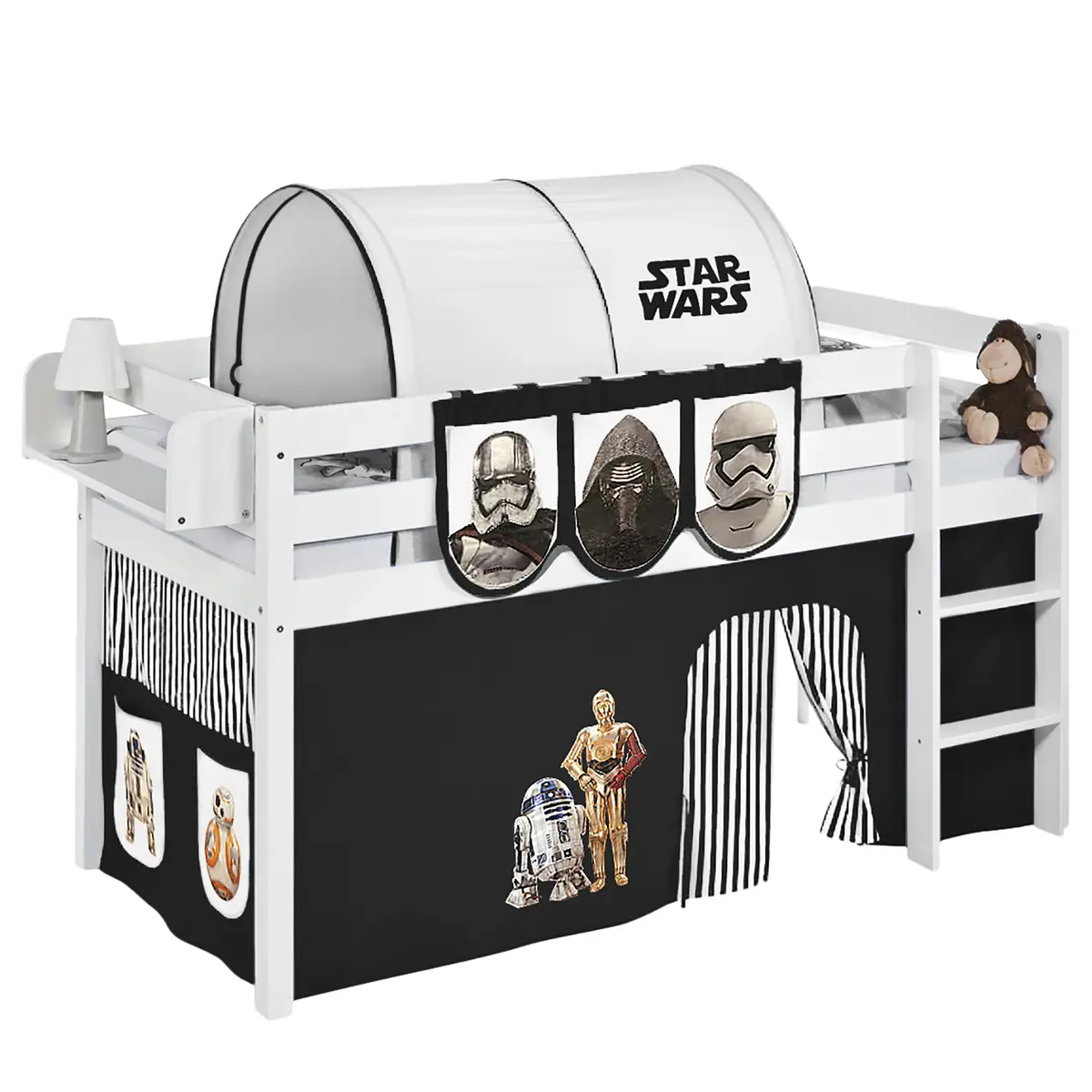 Hochbett Star Wars | Weiß