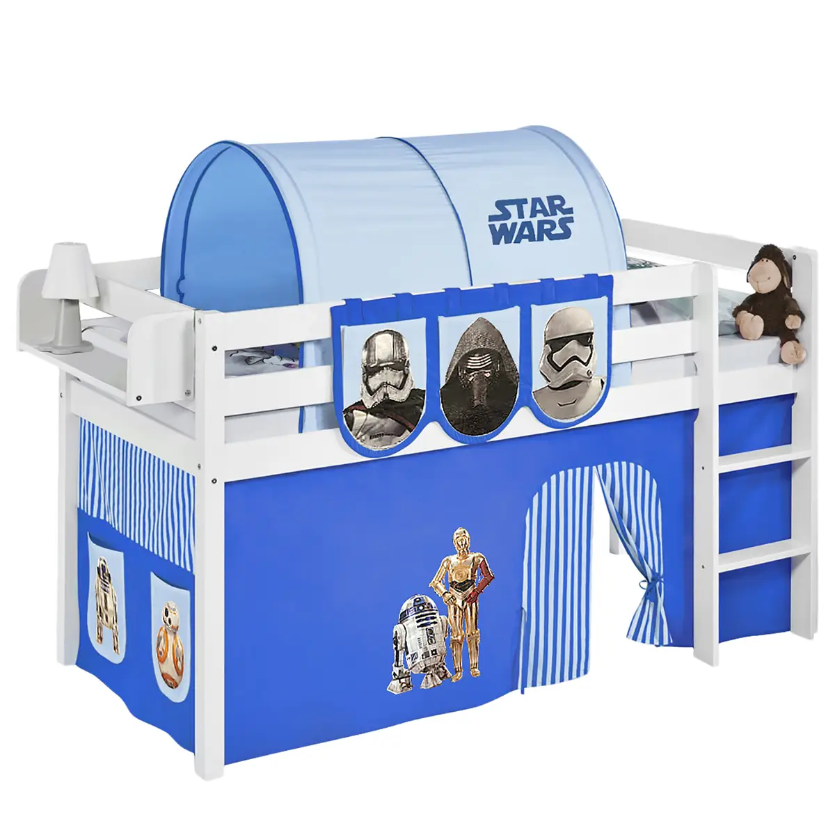 Hochbett Star Wars | Weiß