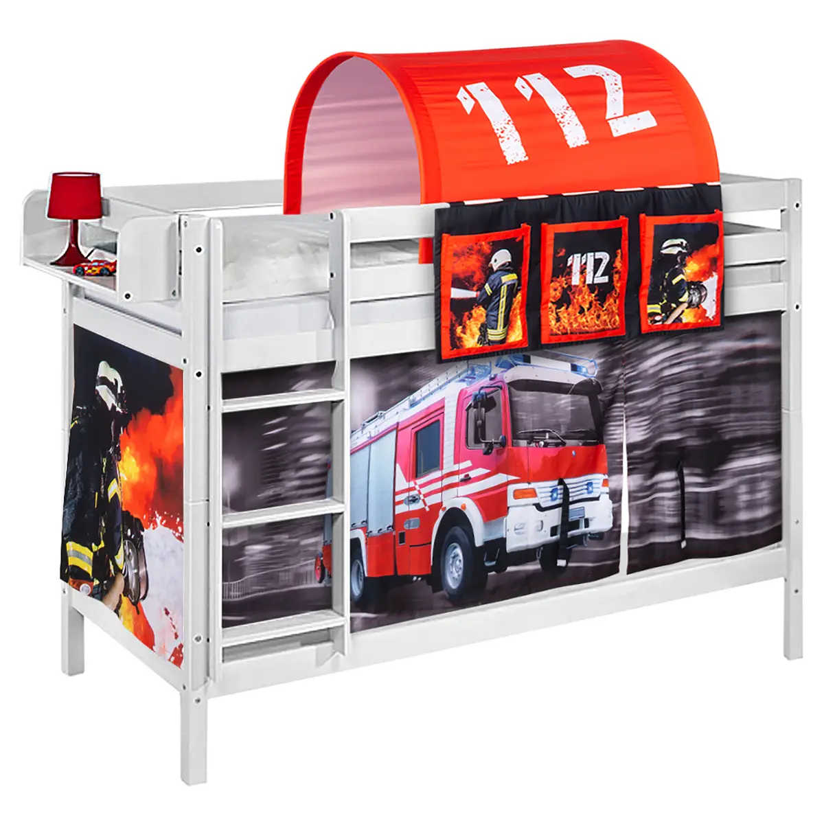Etagenbett Feuerwehr | Weiß