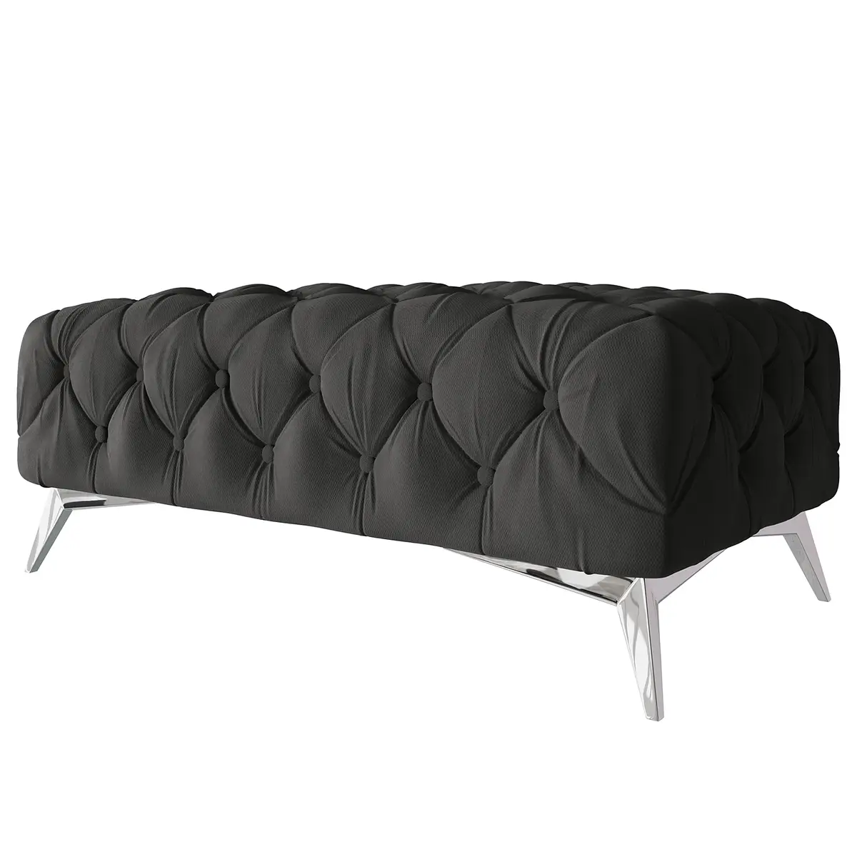 Polsterhocker Enza | Grau
