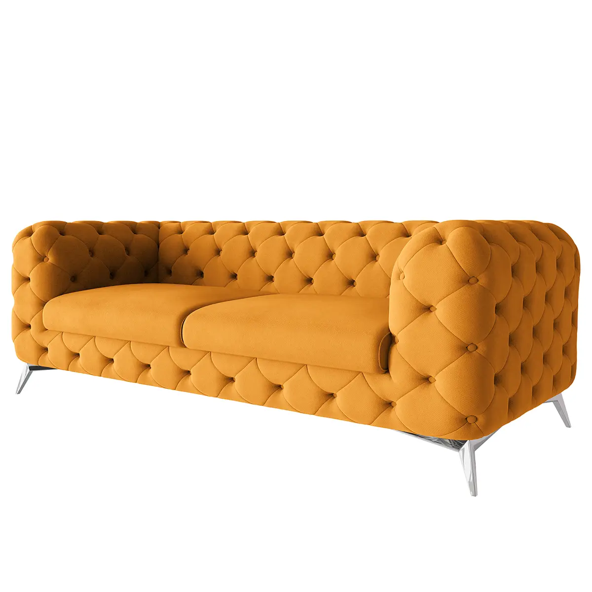Sofa I 2,5-Sitzer Gelb Microfaser Enza | Gelb