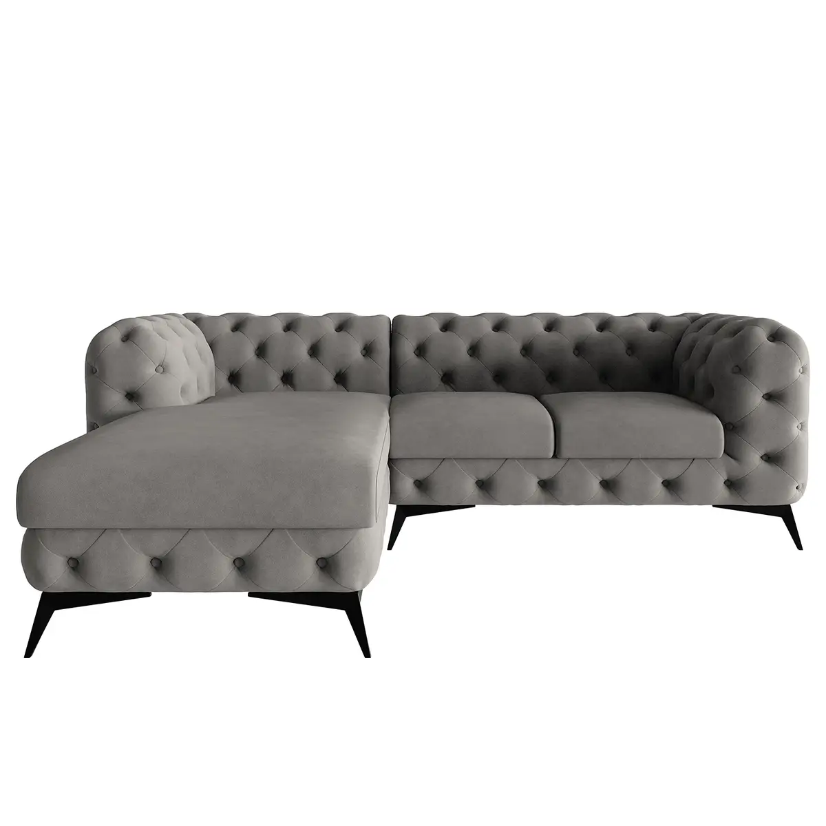 Ecksofa Ravi | Braun