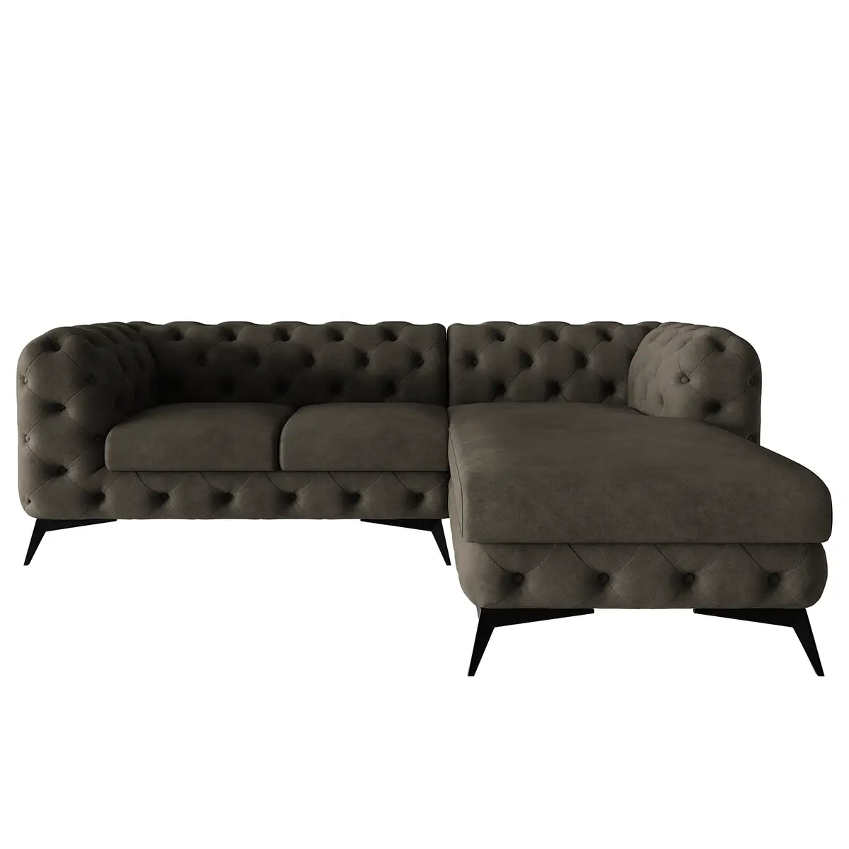 Ecksofa Priya | Grau