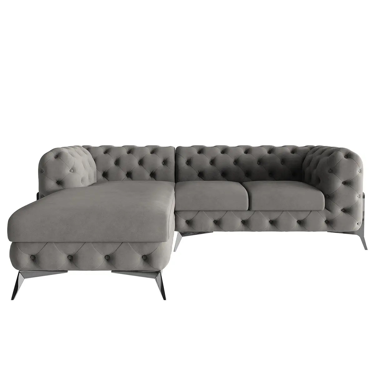 Ecksofa Ravi | Braun