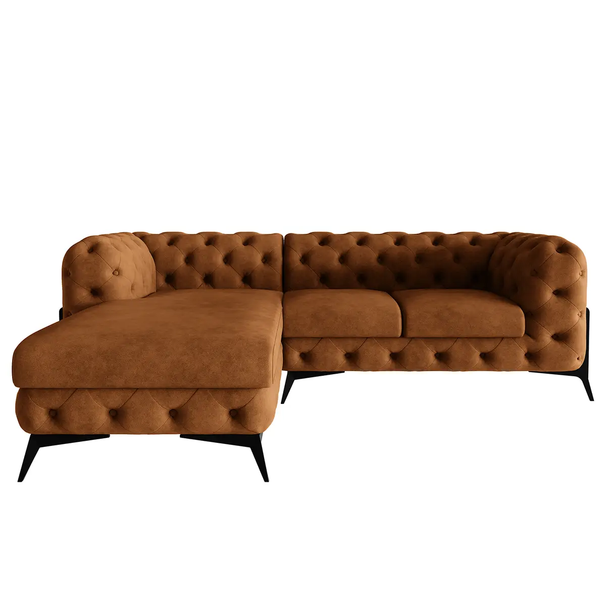 Ecksofa II | Braun