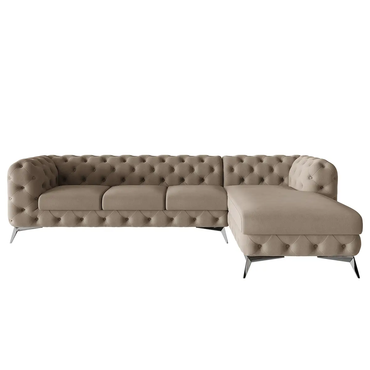 Ecksofa Enza | Braun