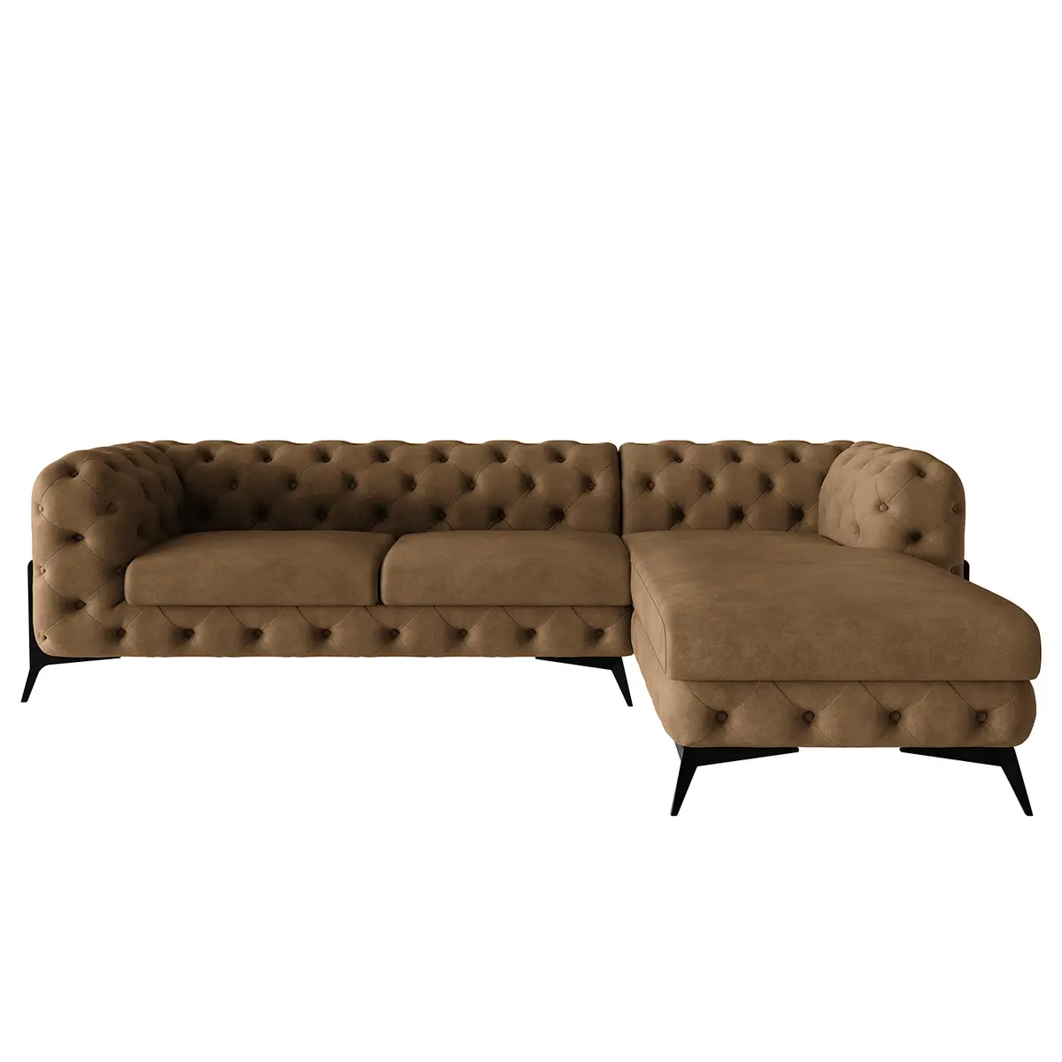 Ecksofa Priya | Braun