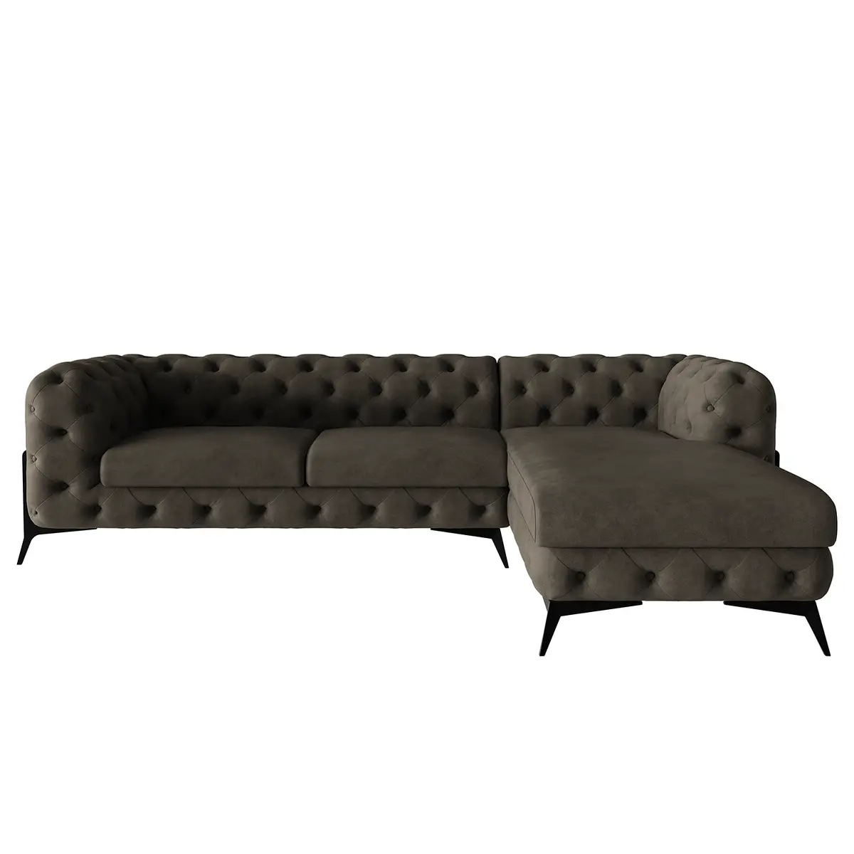 Ecksofa Priya | Grau