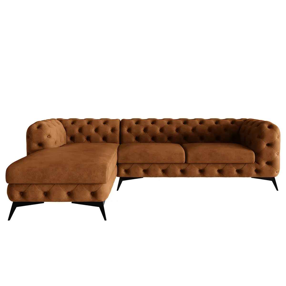 Ecksofa Priya | Braun