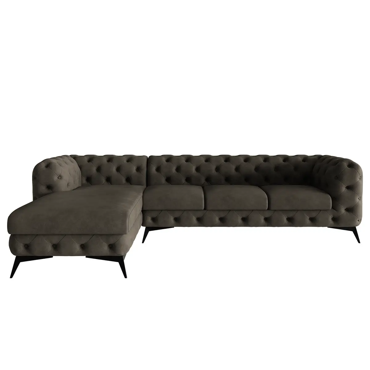 Ecksofa Priya | Grau