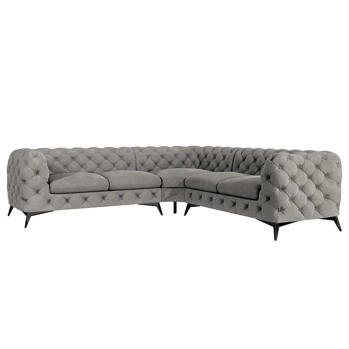 Ecksofa Ravi | Braun