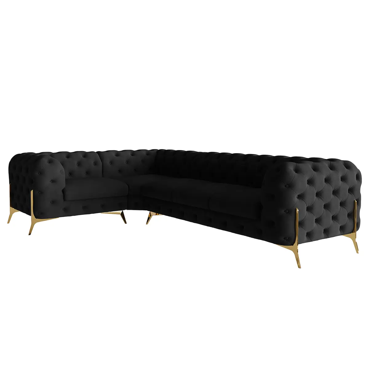 Ecksofa Ravi | Braun