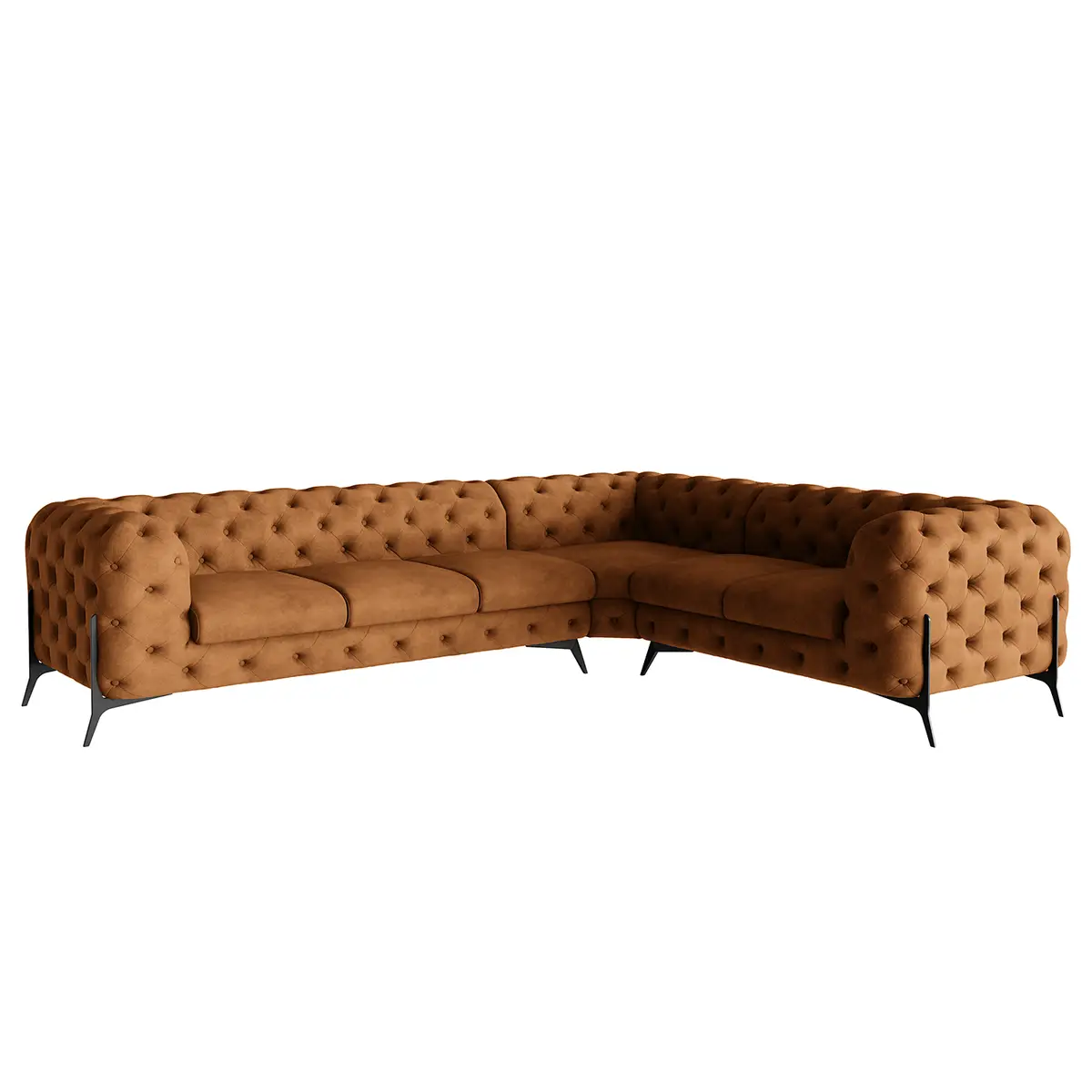 Ecksofa Priya | Braun