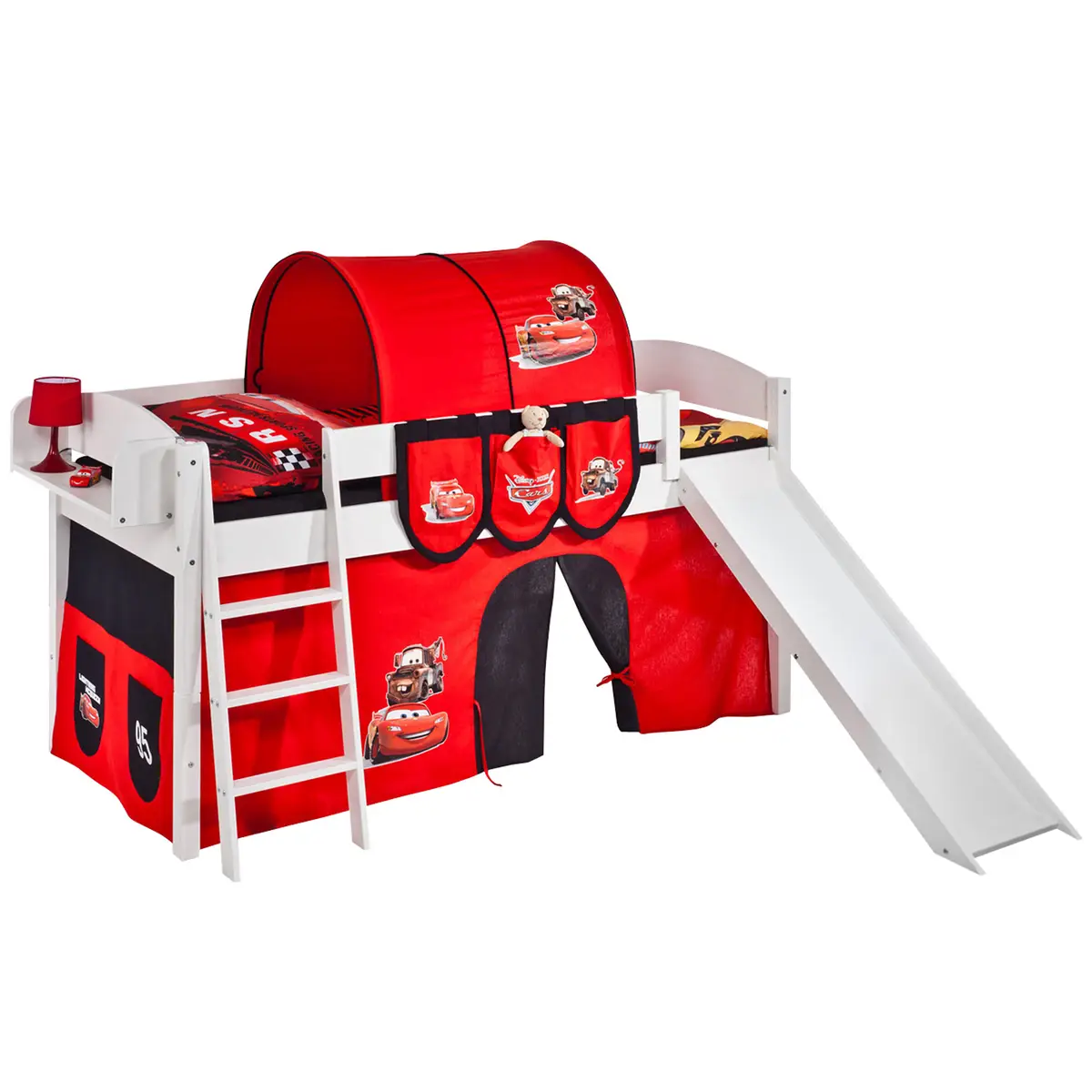 Hochbett Disney Cars | Weiß