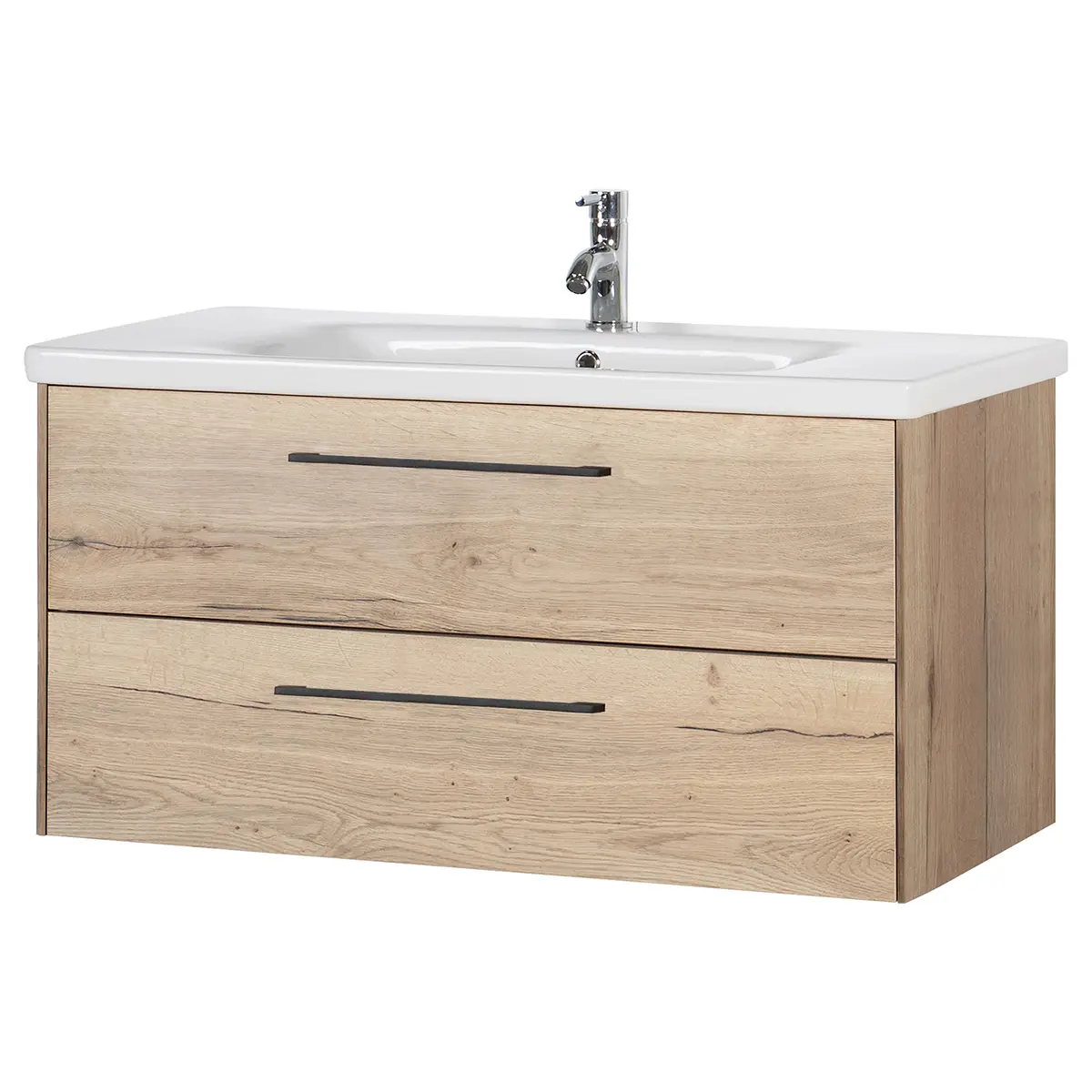 Waschtisch 3400 II 100cm Braun/Eiche Dekor | Braun