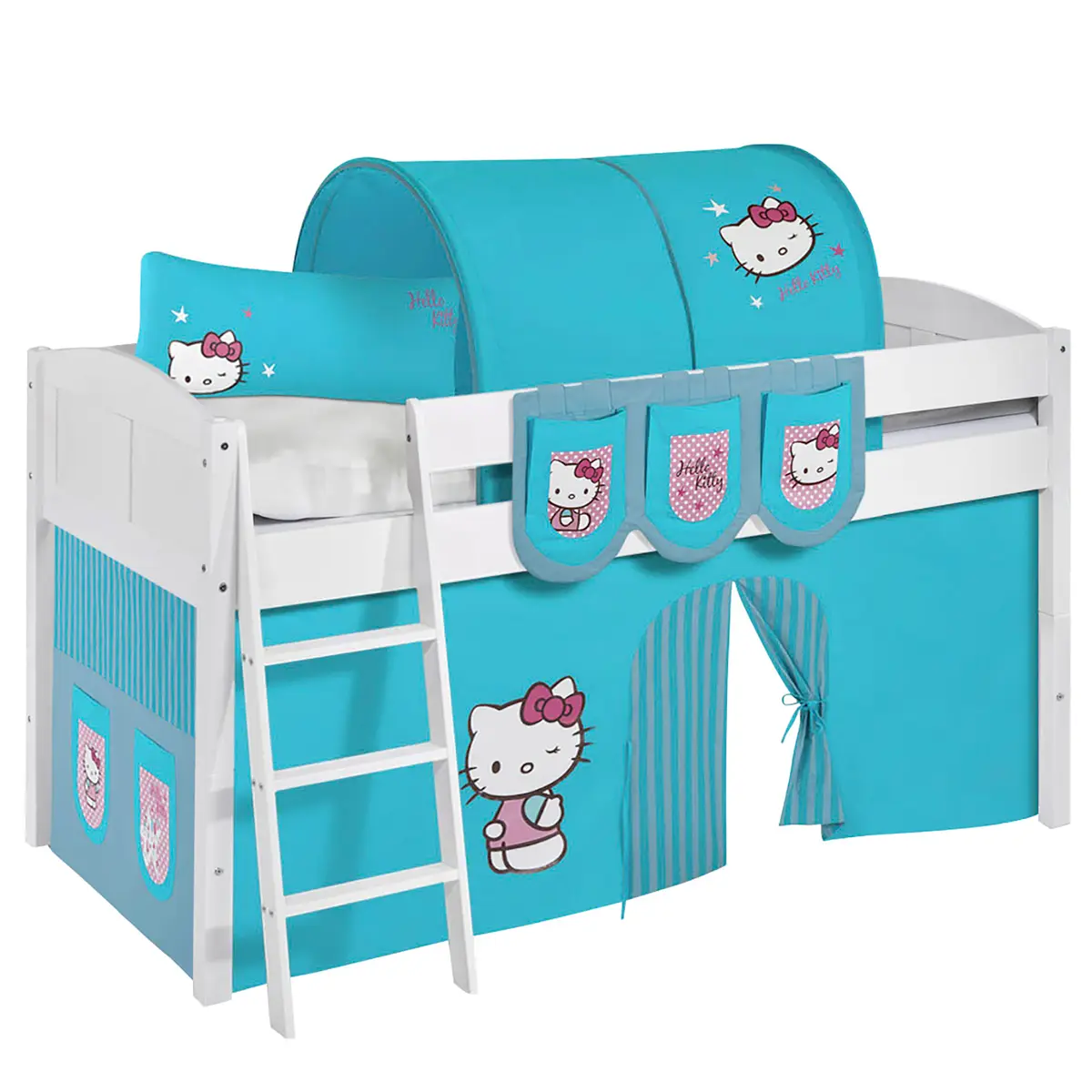Hochbett Hello Kitty | Weiß
