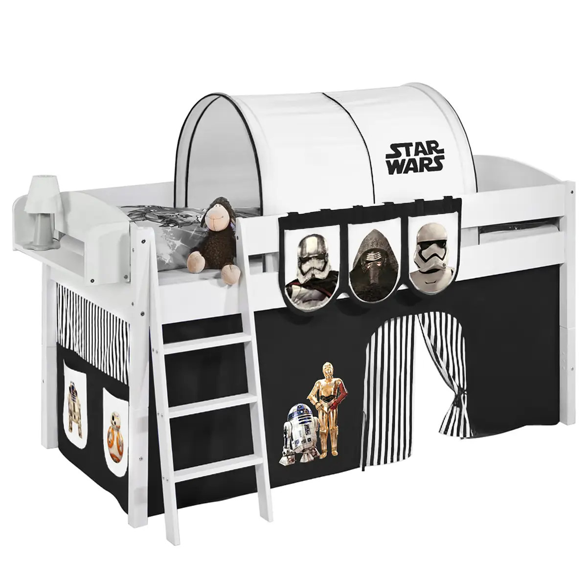 Hochbett Star Wars | Weiß