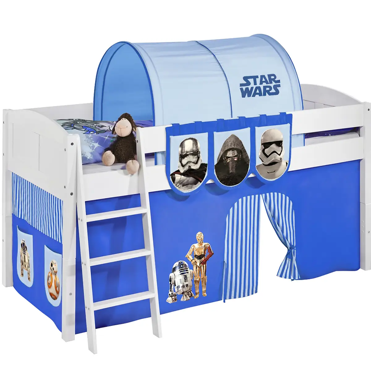 Hochbett Star Wars | Weiß