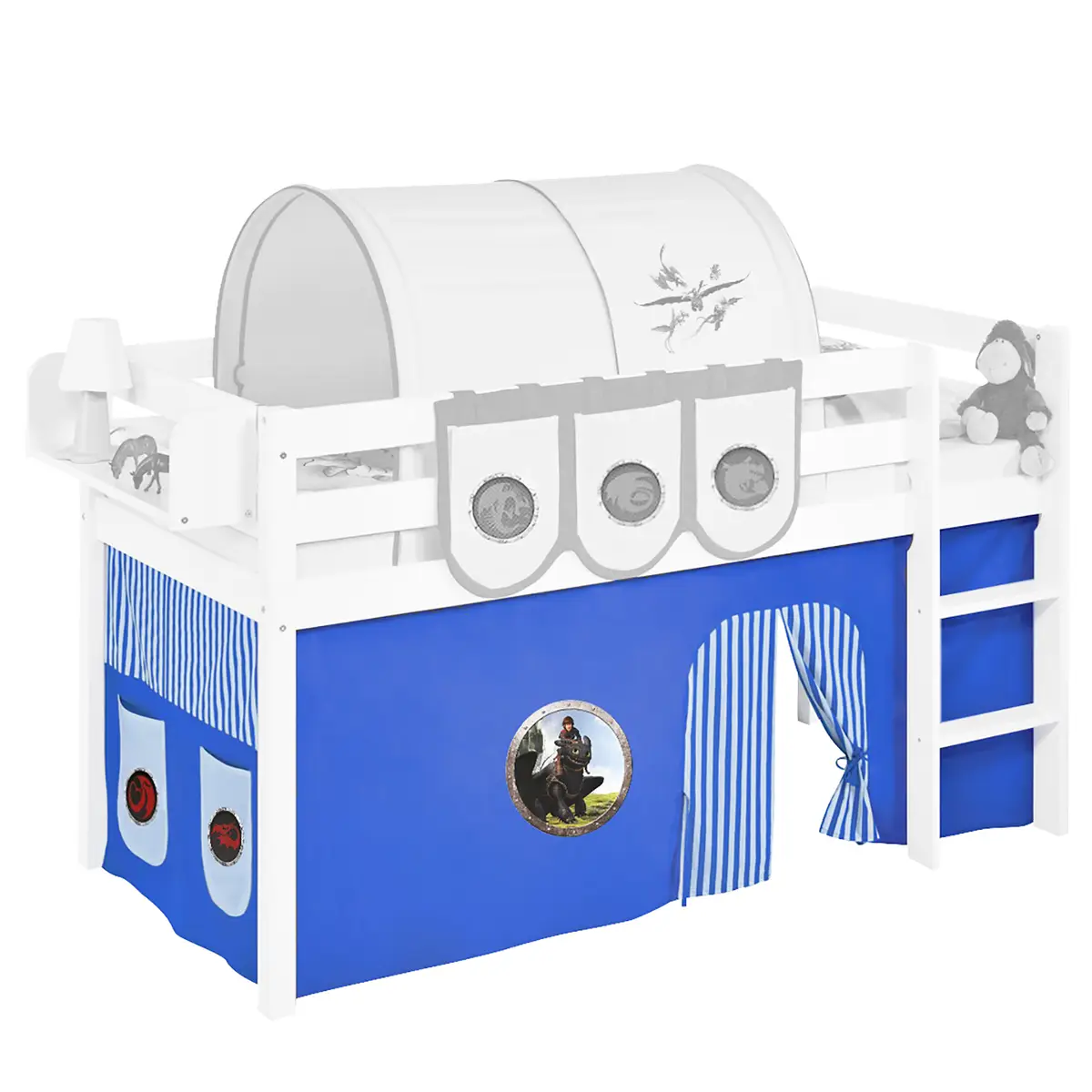 Vorhang Dragons | Blau