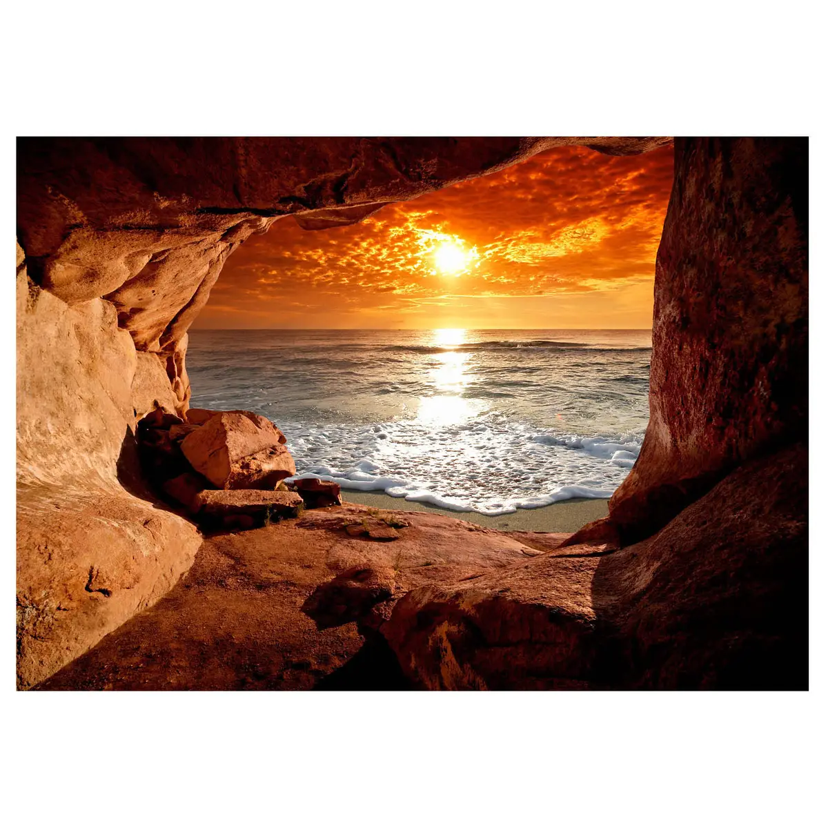 Fototapete Exit from the Cave | Mehrfarbig