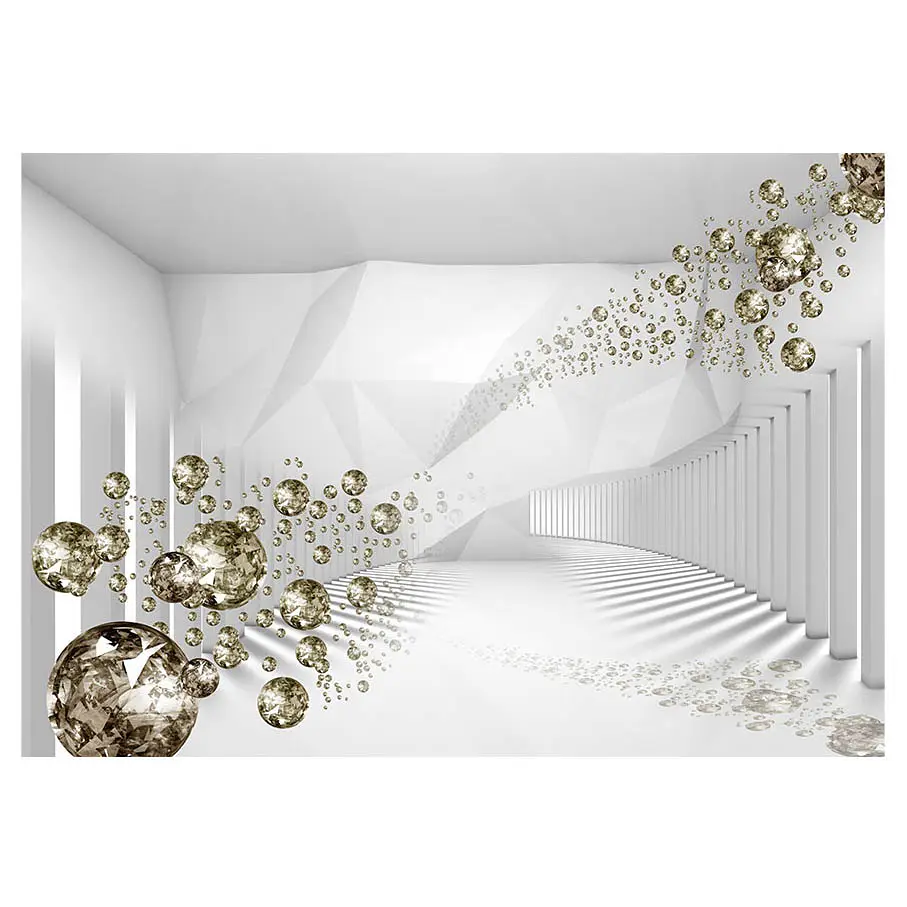 Fototapete Diamond Corridor Grey | Grau