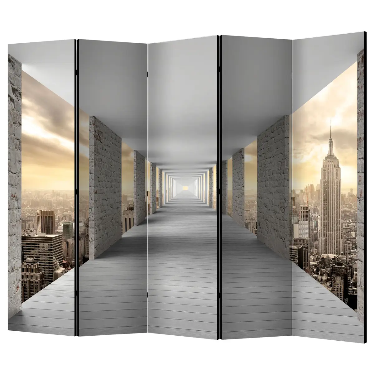 Paravent Skyward Corridor | Grau