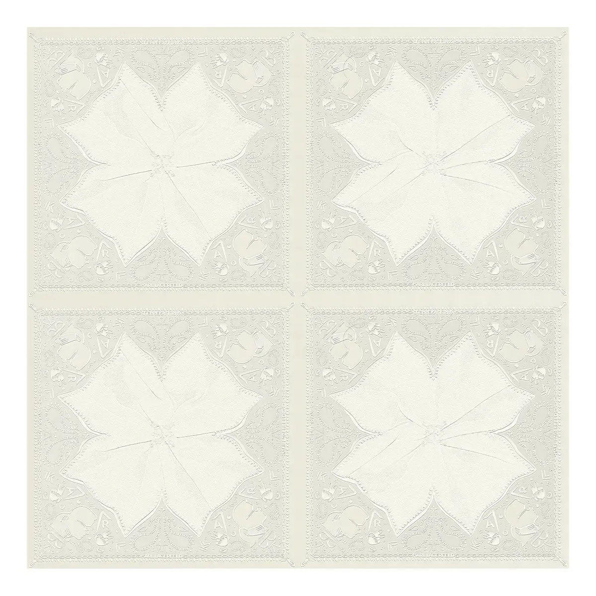 Vliestapete Kaleidoscope Paisley | Beige