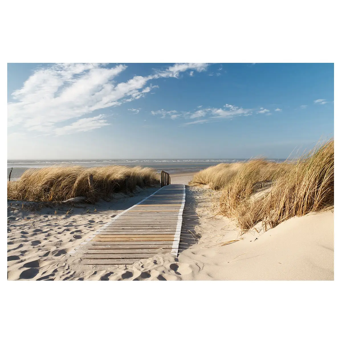 Vliestapete Ostsee Strand II | Beige