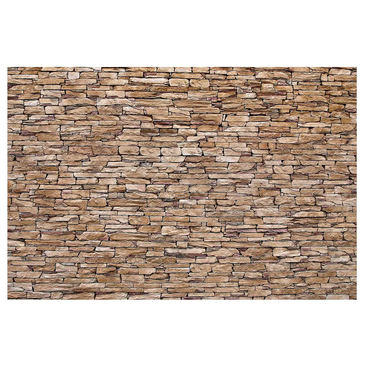 Vliestapete Crete Stonewall | Braun