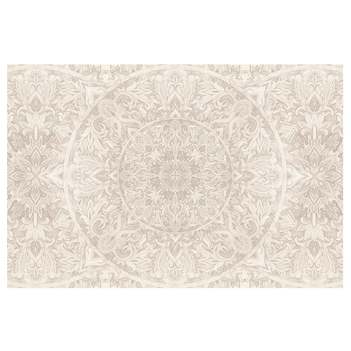 Vliestapete Mandala Aquarell I 384 x 255cm | Beige