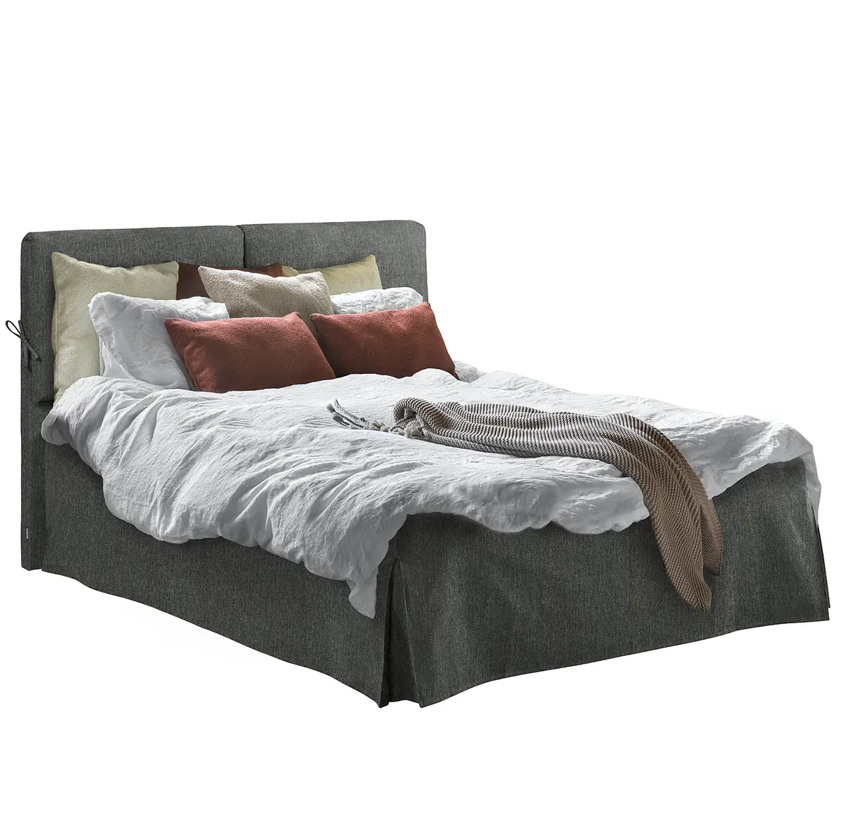 Polsterbett Nathan 140 x 200cm | Beige