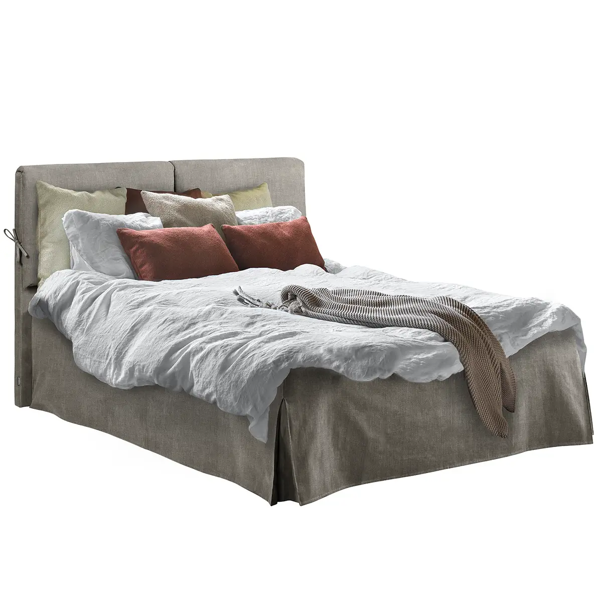 Polsterbett Nathan 160 x 200cm | Beige