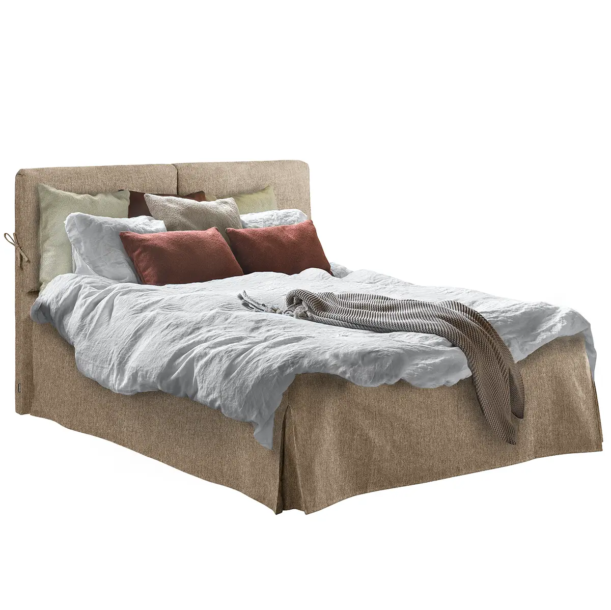 Polsterbett Nathan 160 x 200cm | Beige