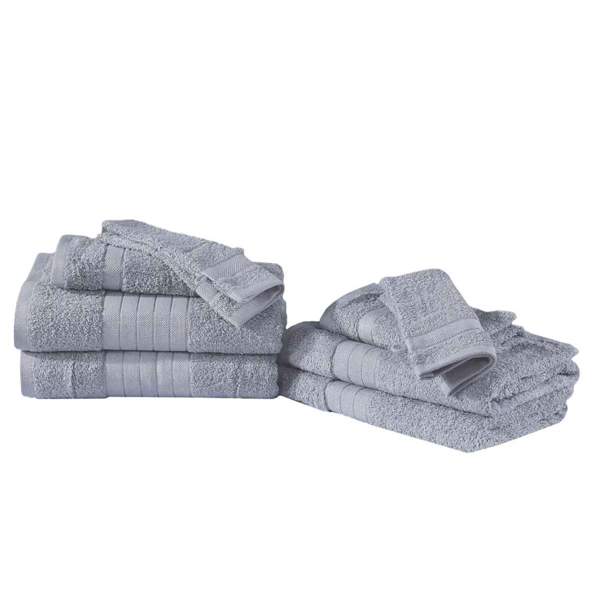 Handtuchset Brunswich 8-teilig | Grau