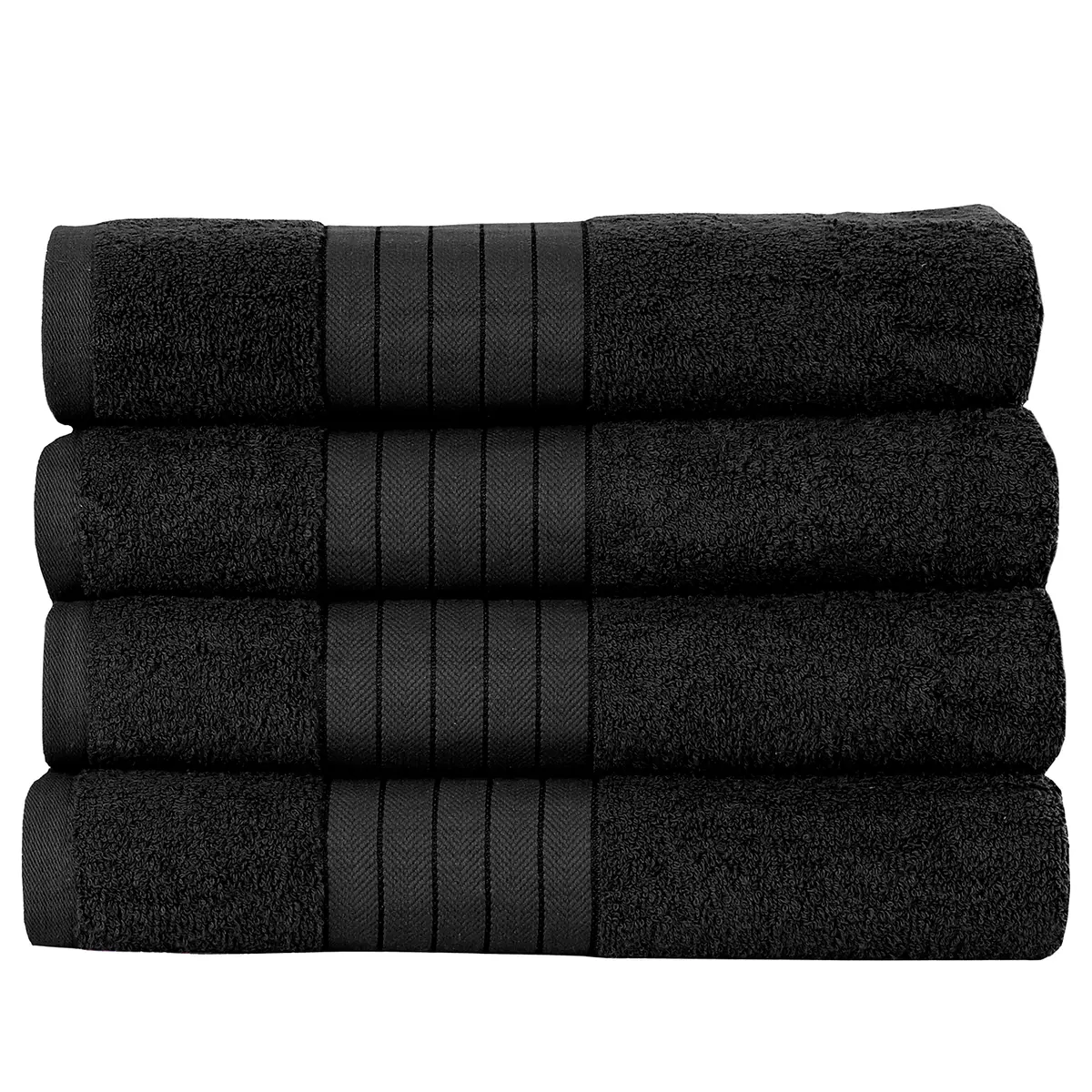 Handtuchset Branda 4er-Set Grau/Anthrazit | Grau