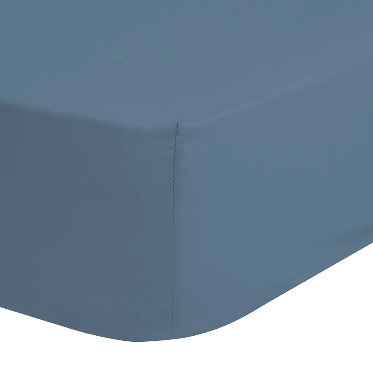 Satin-Spannbettlaken Kelly | Blau