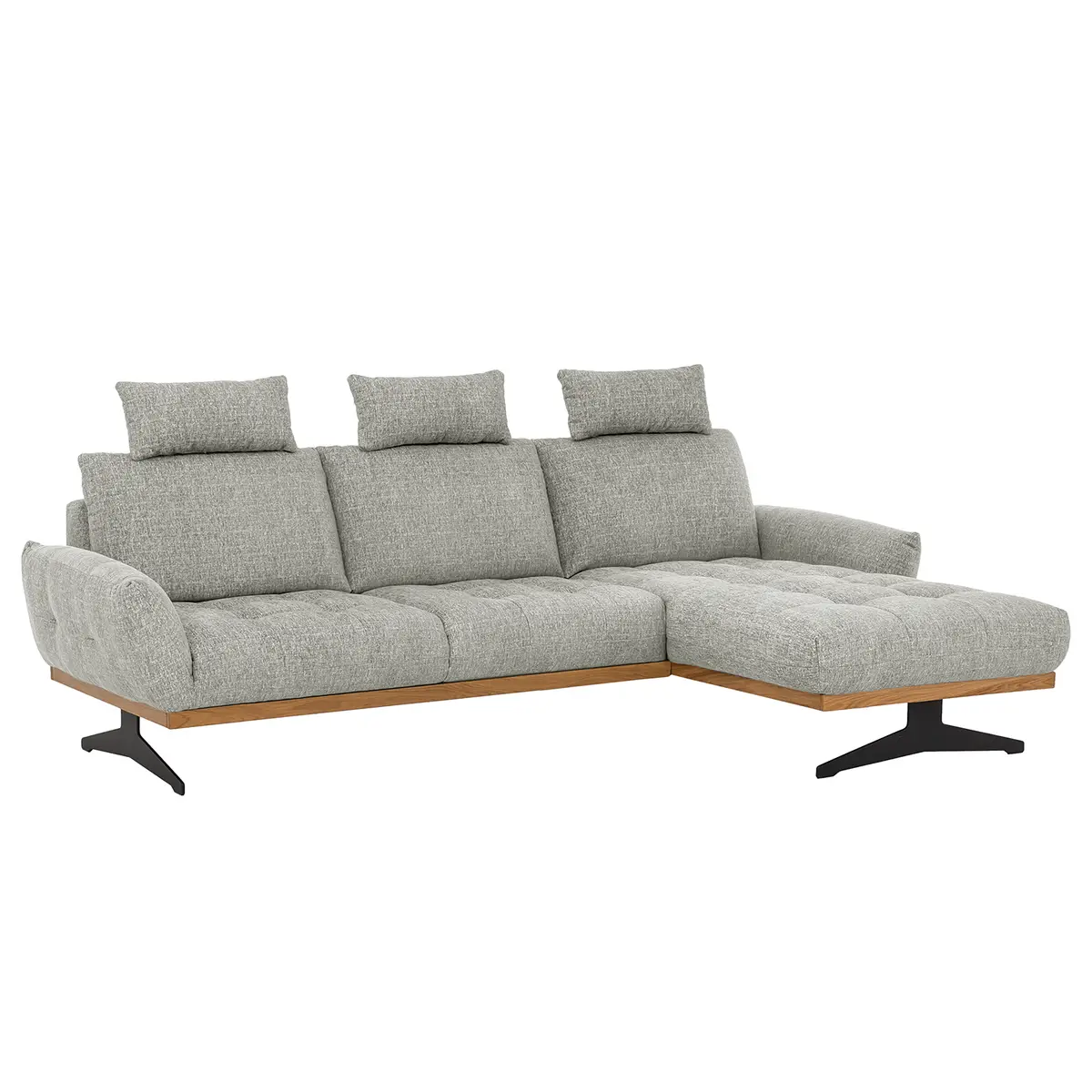 Ecksofa Duston | Grau