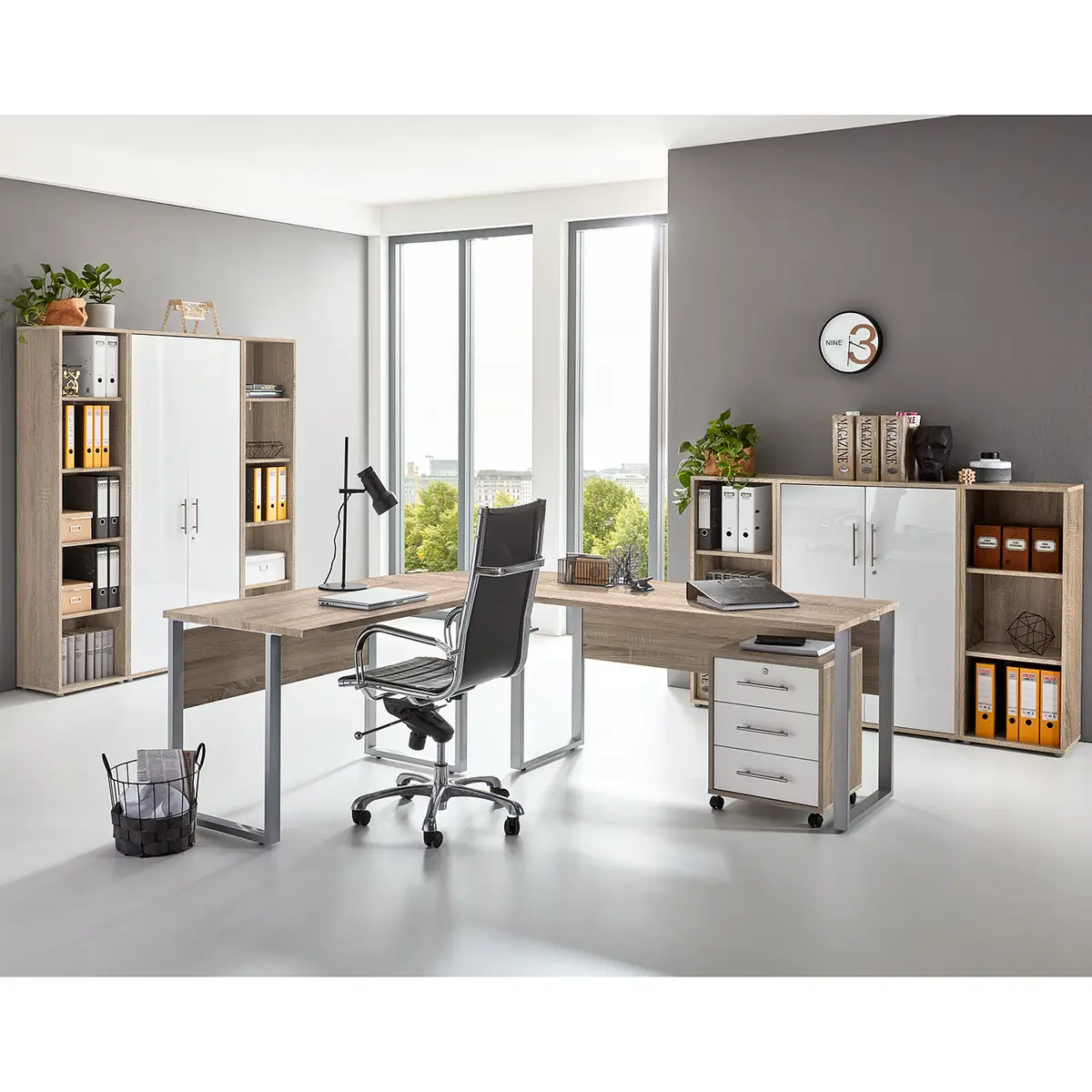 Büro-Set VIII 8-teilig | Braun