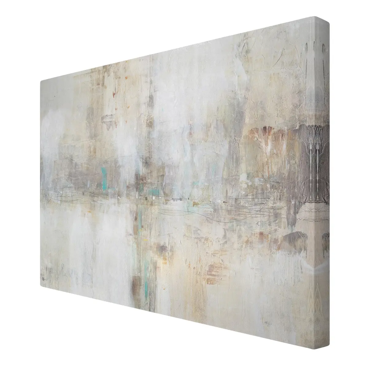 Leinwandbild Essenz II | Grau