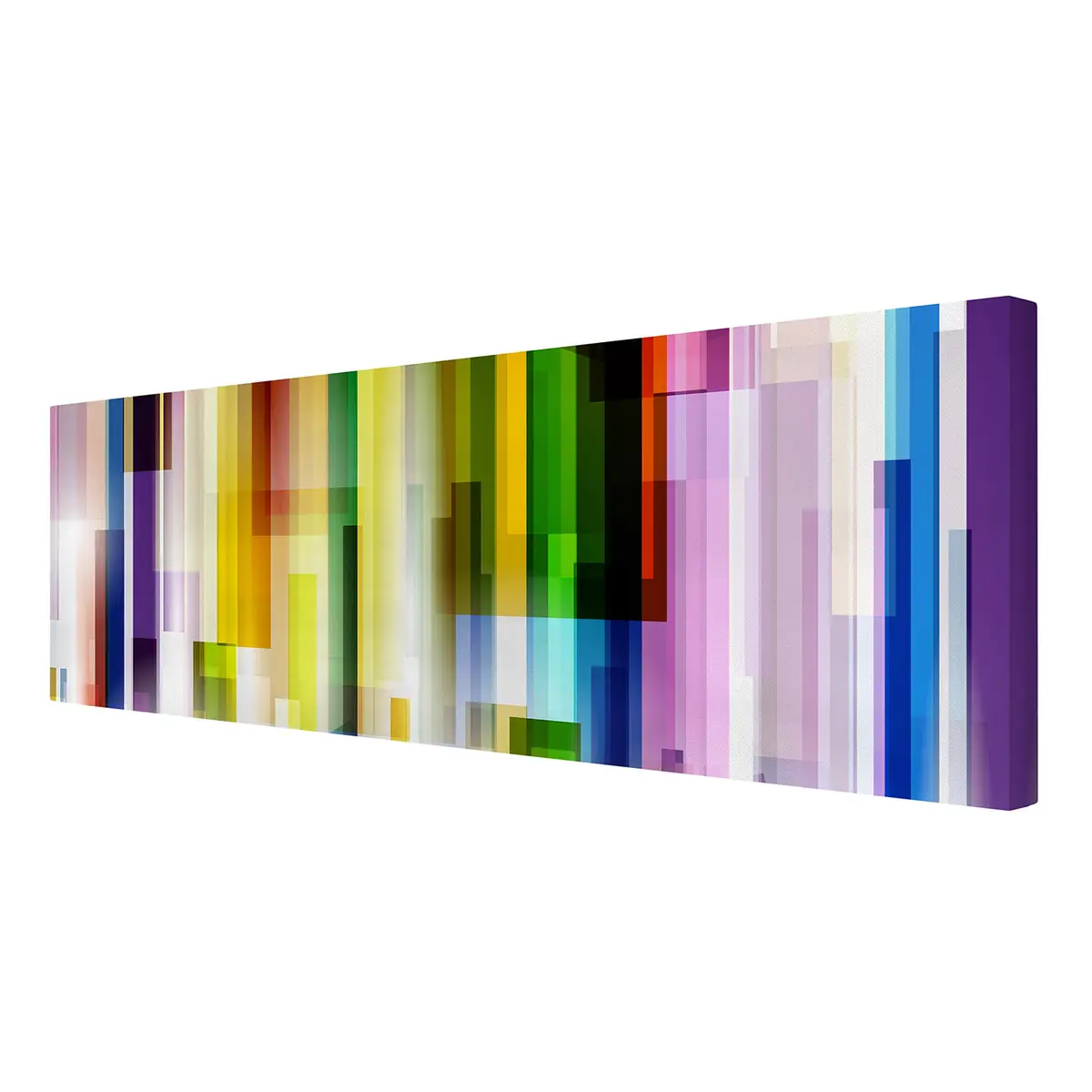 Leinwandbild Rainbow Cubes II | Mehrfarbig