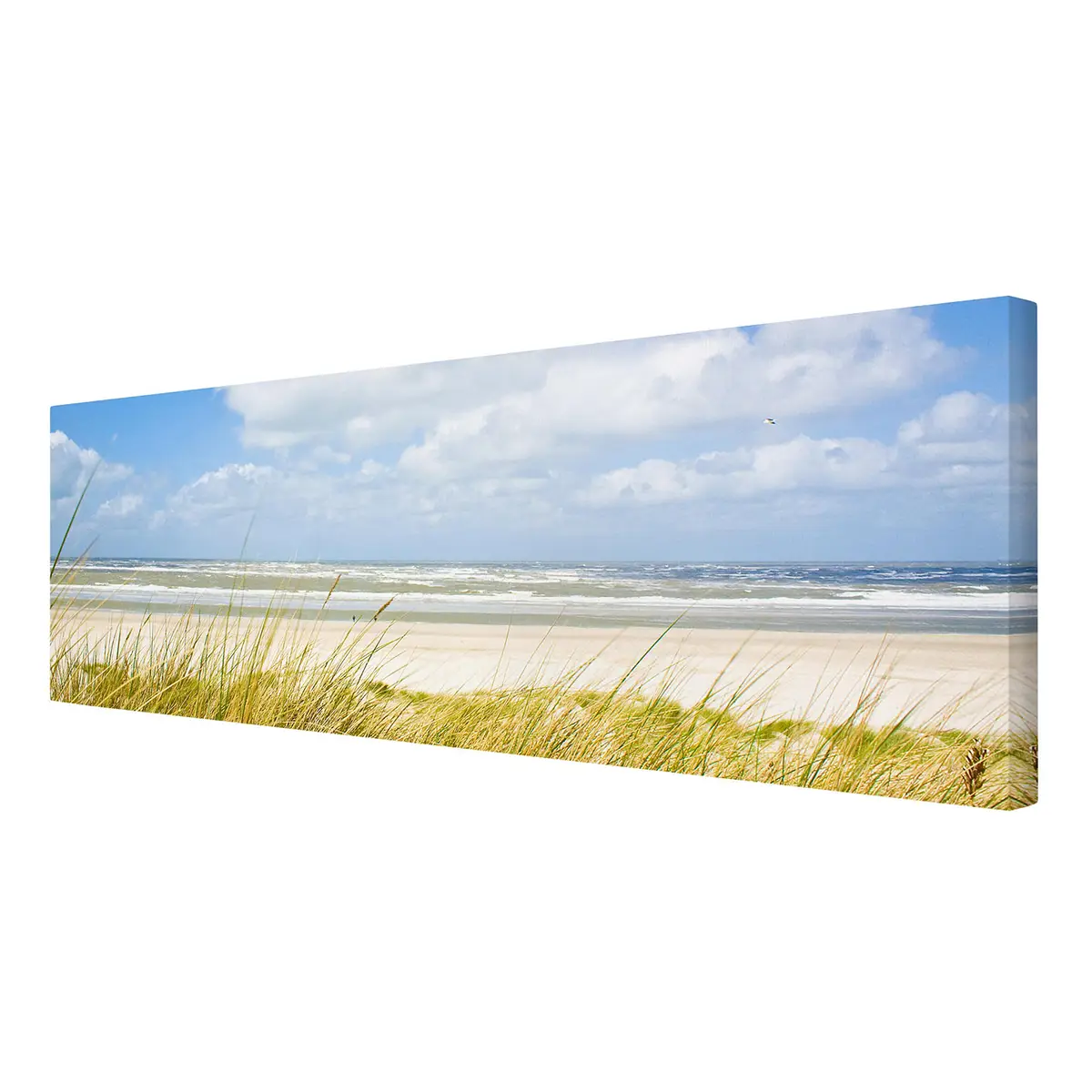 Leinwandbild An der Nordseeküste II | Blau