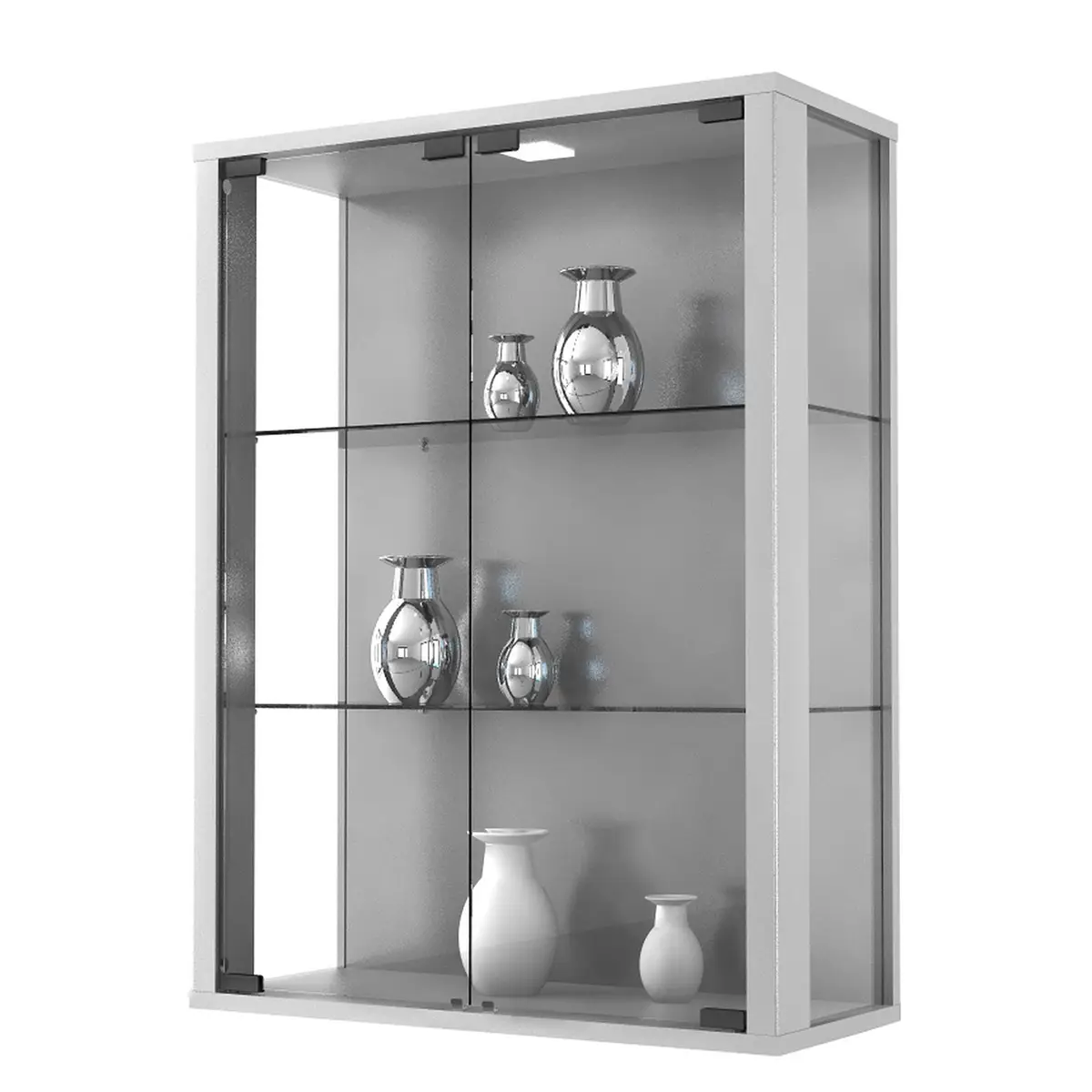 Hängevitrine Udina | Silber