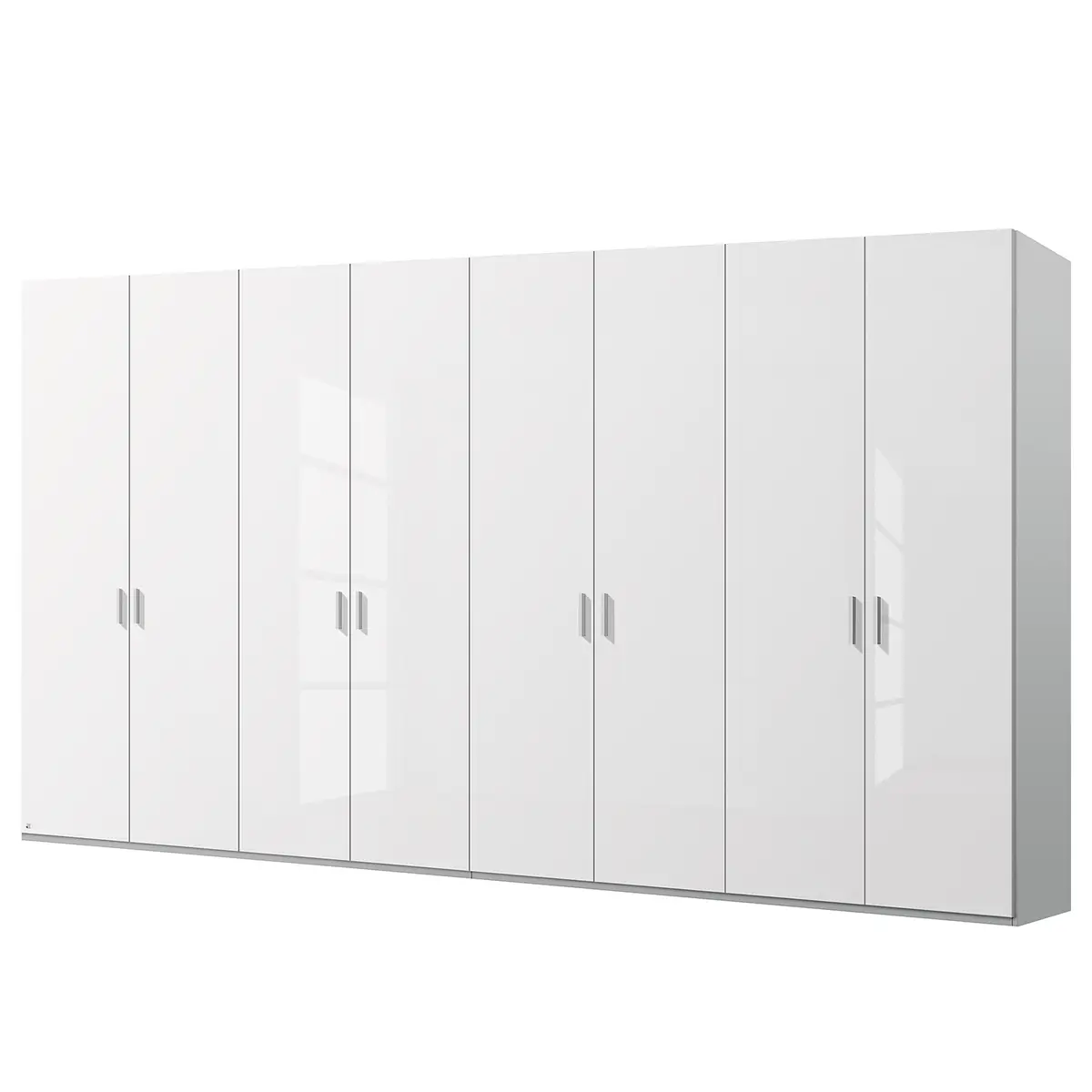 Drehtürenschrank pure gloss | Weiß