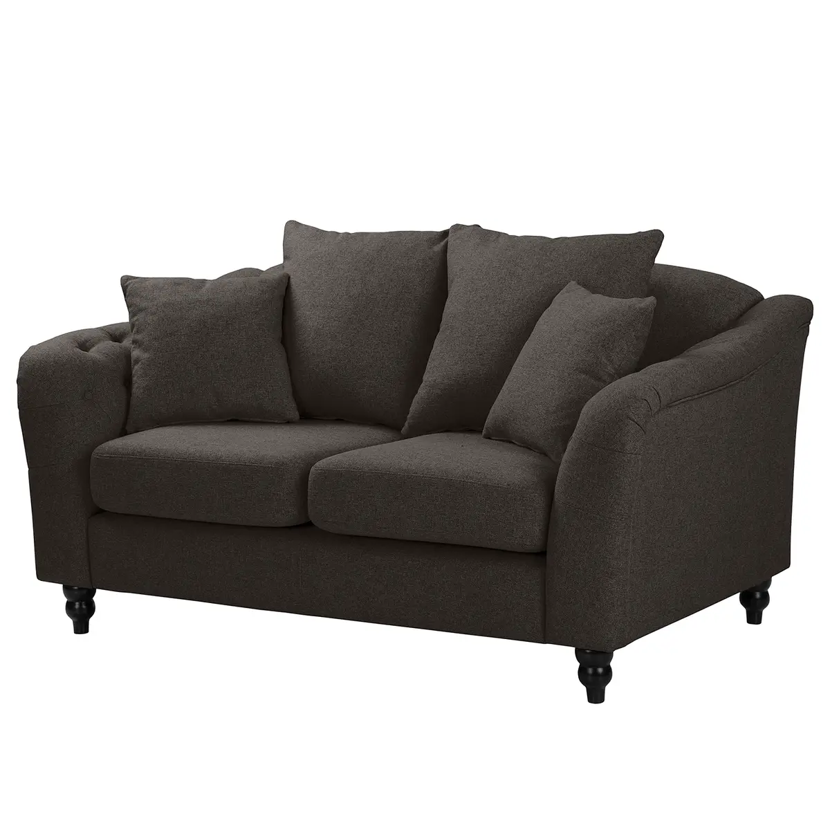 Sofa Lovis 2-Sitzer Grau | Grau