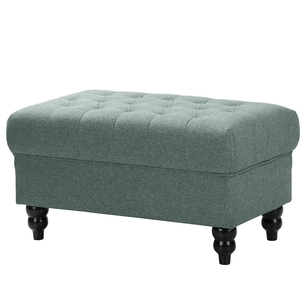 Polsterhocker Lovis | Grau