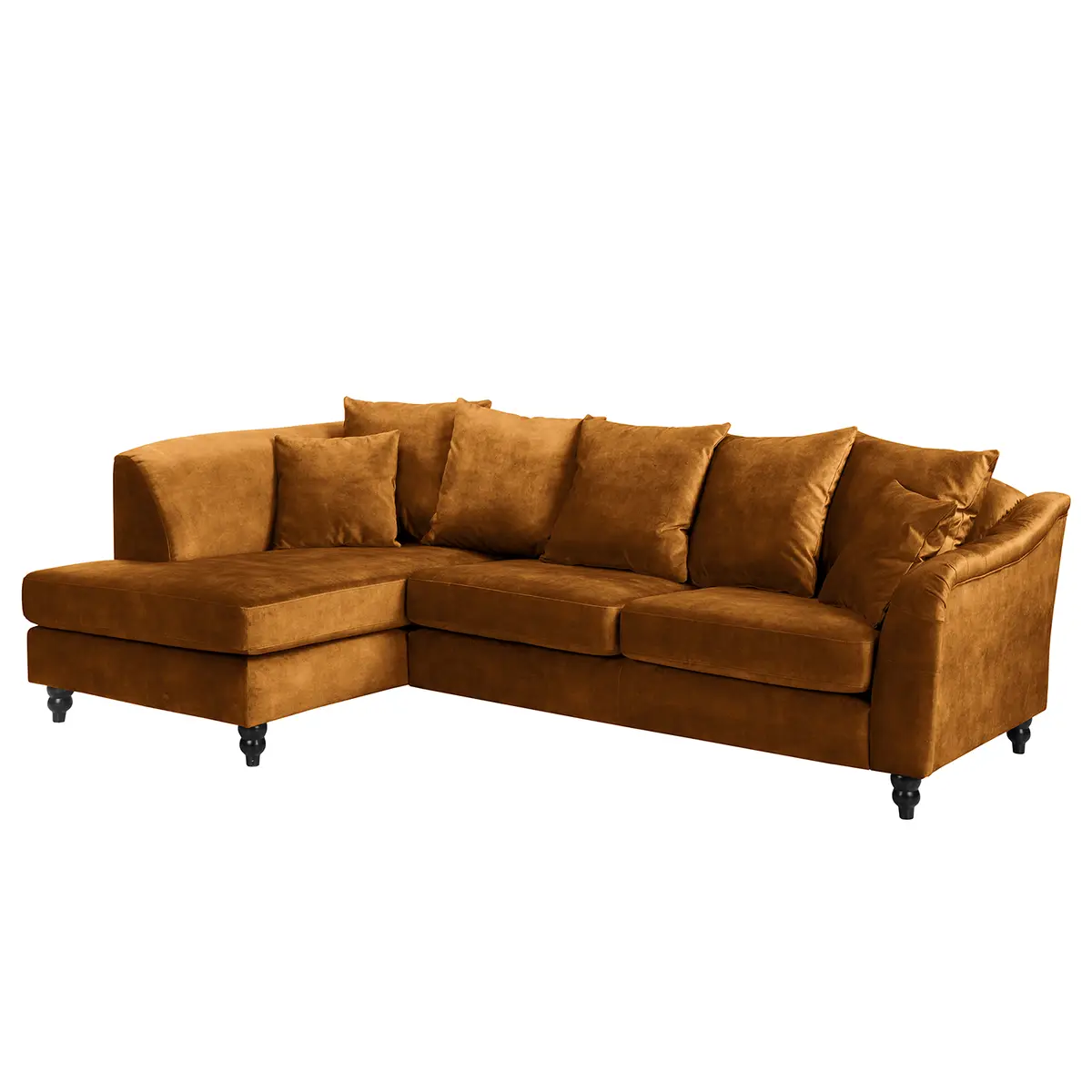 Ecksofa Lovis | Braun