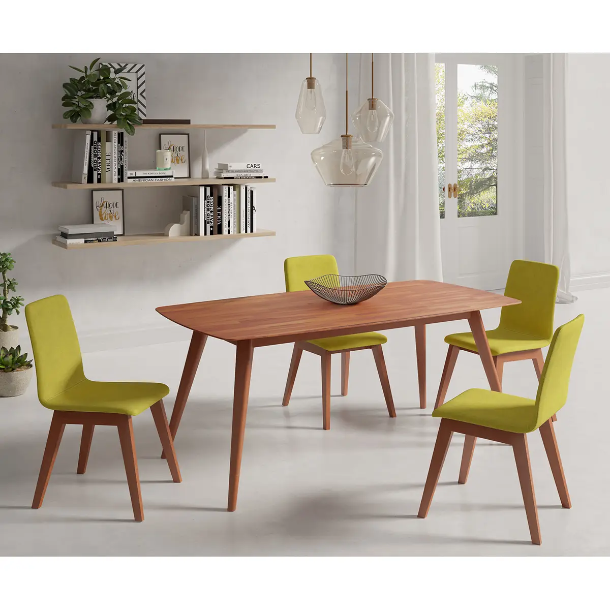Essgruppe Nami 5-teilig | Braun