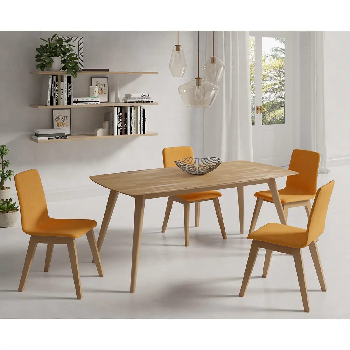 Essgruppe Nami 5-teilig 180 x 90cm | Mehrfarbig